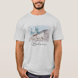 Belarus Hrodna Grodno Architecture T-Shirt Top