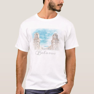Belarus Minsk Architecture T-Shirt Top