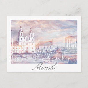 Belarus Minsk Arquitetura Cartão Postal
