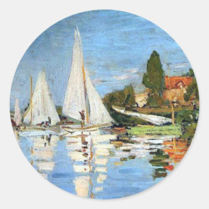 Belas artes do porto do barco pela etiqueta de