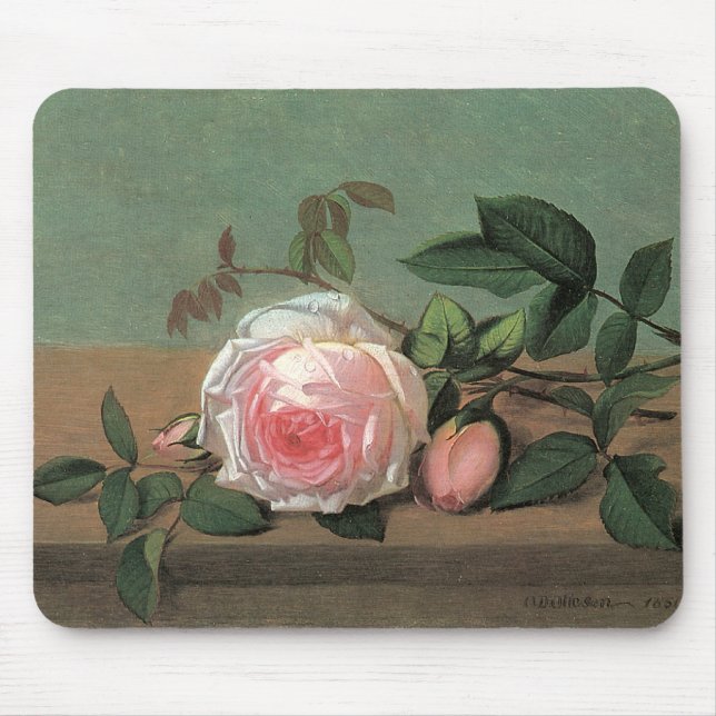 Belas artes Mousepad floral (Frente)