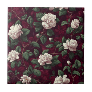 Belas Gardenias Botânicas Azulejos Para Banheiro