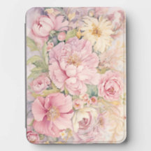 Belas peônias rosa em aquarela.