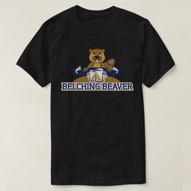 Belching Beaver Brewery Logo 11 Classic T-Shirt (Frente do Design)