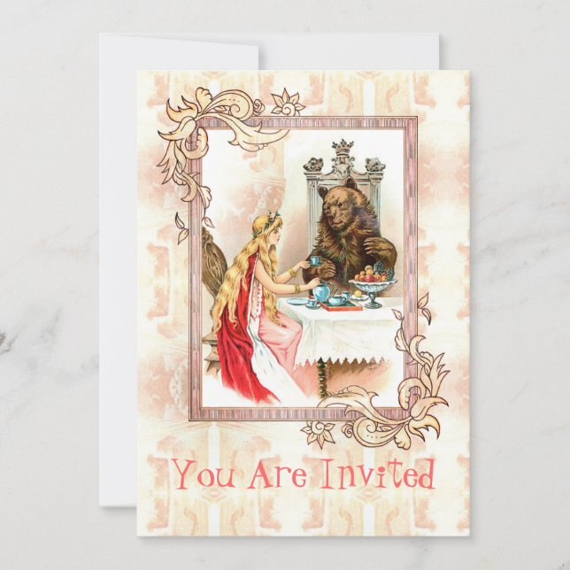 Beleza A Rosa E Convite À Besta (Frente)