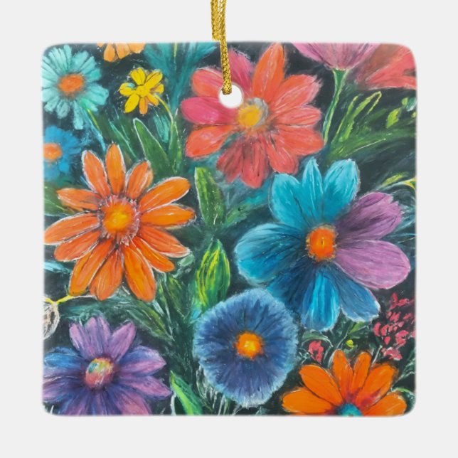 Beleza Botânica: Design de Ornamento Floral Artíst (Frente)