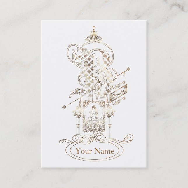 Beleza - Cartão de visita (Frente)