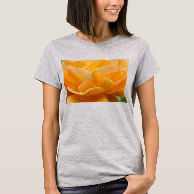 Beleza De Um T-Shirt Rosa Painterly (Frente)