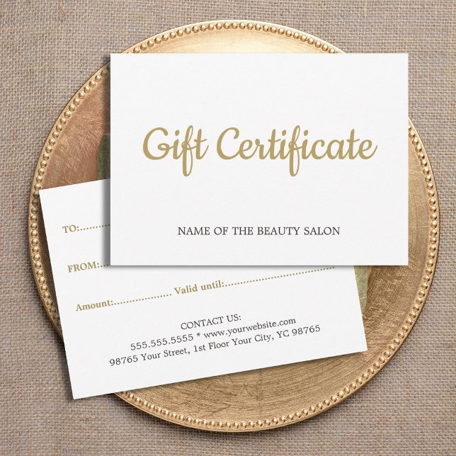 Beleza Dourada Simples e Legante (Criador carregado)