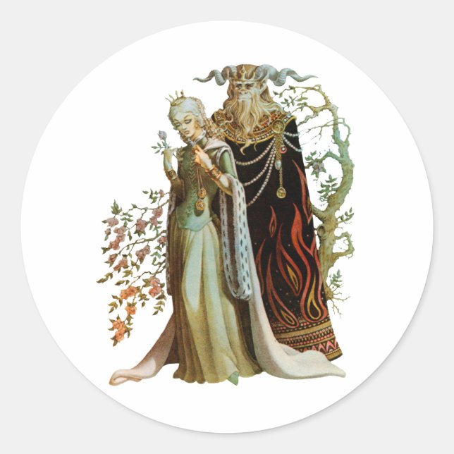 Beleza e o adesivo da Besta (Frente)