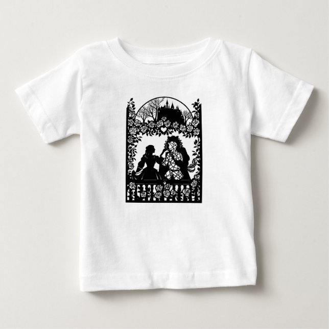 Beleza e o Beast Baby T-Shirt (Frente)