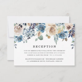 Beleza em Flor | Cartão de Recepção de Casamento