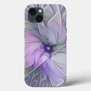 Beleza Impressionante Flor de Arte Fractal Abstrat
