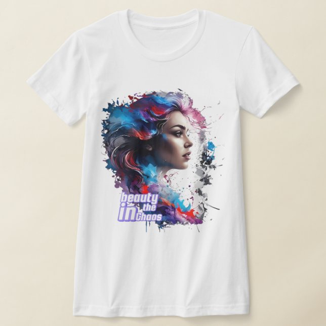 Beleza no caos - T-shirt / Side Face art (Postura )