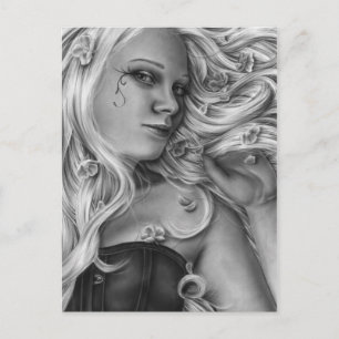 Beleza no cartão postal florescente