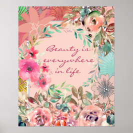 Beleza poster é tudo na vida