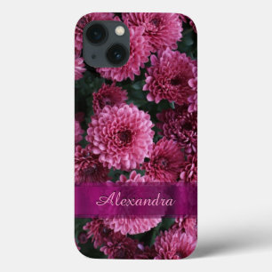 Belíssimo crisântemo rosa personalizado