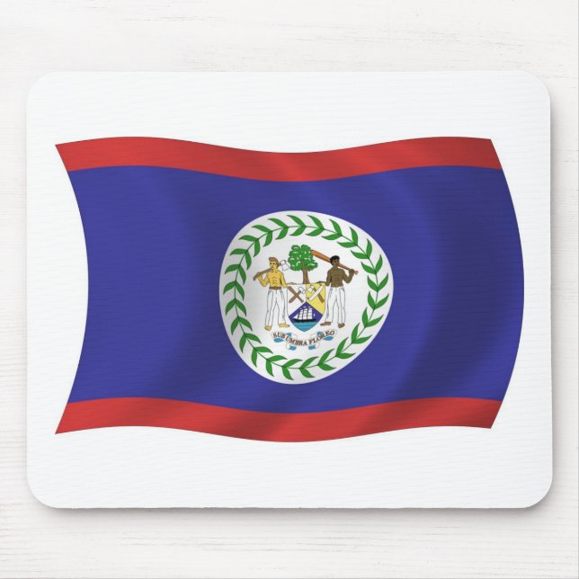 Belize Flag Mousepad (Frente)