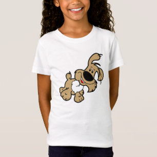 Bella bonito do cão/meninas coube o t-shirt da