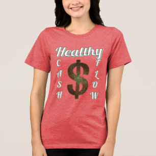 Bella+Canvas Camiseta Tri-blend Feminina, Branco, 