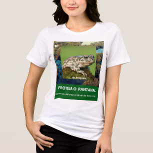  Bella+Canvas Camiseta Tri-blend feminina Via Pant