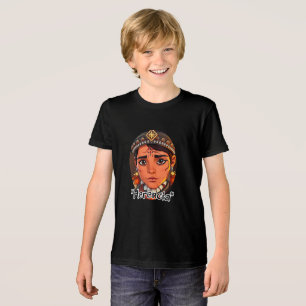 Bella+Canvas Camiseta Tri-blend Juvenil, Preto Sól