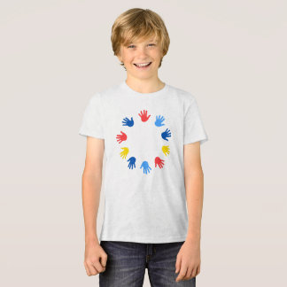 Bella+Canvas Camiseta Tri-blend para Jovens Mãos