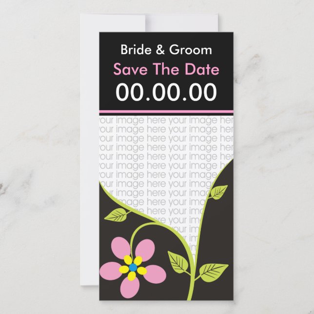 Bella Flora Salva Os Cartões de fotos De Data (Frente)