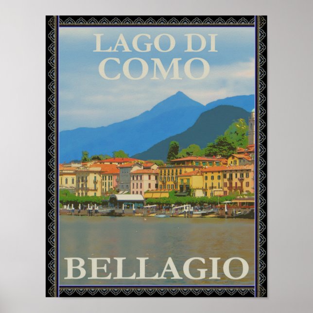 Bellagio Itália Poster Poster (Frente)