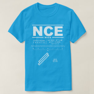 Belo aeroporto Côte d'Azur - NCE T-Shirt