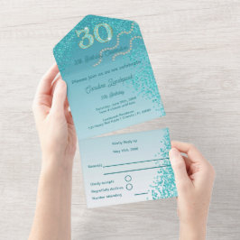 Belo aniversário de 30 anos de Lágrima Azul-Teal
