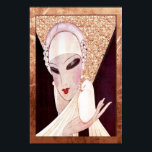 Belo Art Deco Lady (com pássaro) Poster<br><div class="desc">Se você optar por fazer o download, a sua loja Walgreen local fará posters de conselho do seu download em tamanhos diferentes e em várias texturas a um preço muito bom. Às vezes com desconto. Uma dica do meu amigo dos EUA. Para o Reino Unido, veja "Digital Printing" (Impressão digital)...</div>