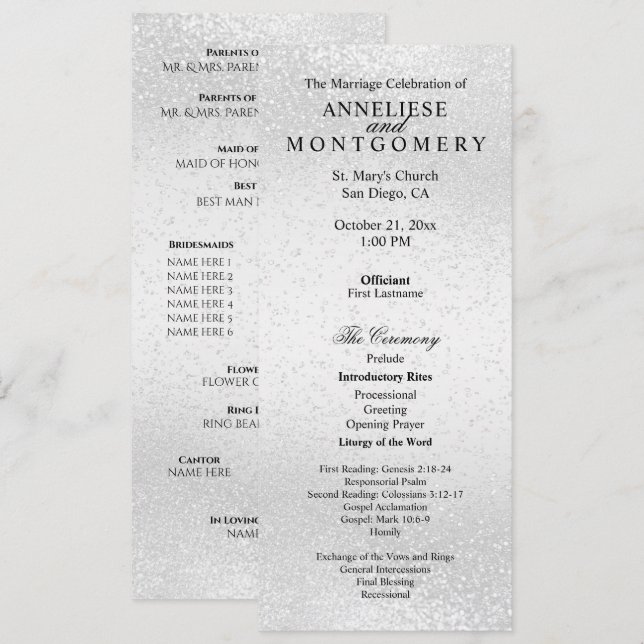 Belo Brilho Branco - Programa (Frente/Verso)