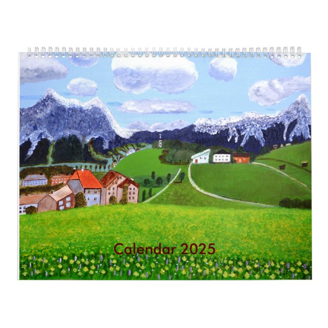 Belo Calendário da Noruega 2025 (Capa)