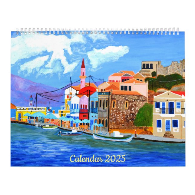 Belo Calendário de Grécias 2025 (Capa)