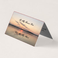 Belo Cartão de Aniversário - Sunset na design do l