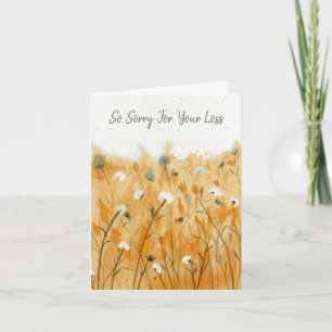 Belo Cartão de Condolência