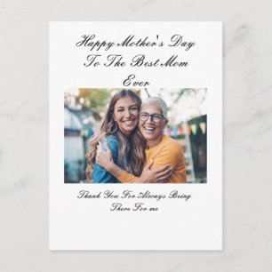 Belo Cartão de Dia de as mães de Fotografia Person