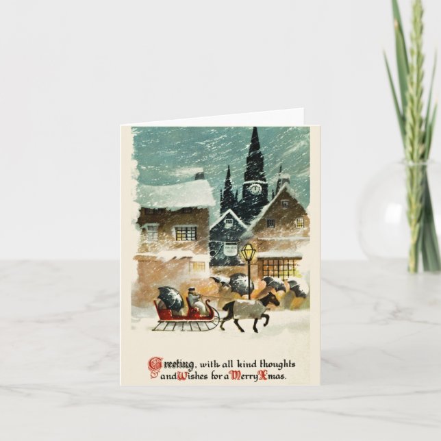Belo cartão de natais vintages (Frente)