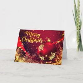 Belo cartão de Natal com desejos quentes