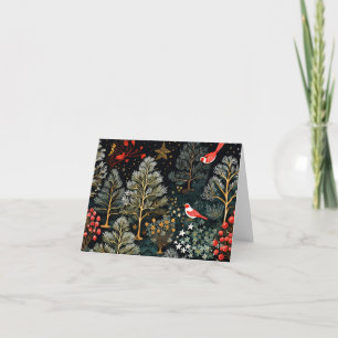 Belo Cartão de Natal Retro