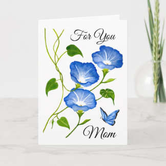 Belo Cartão de Saudação de Aquarela Floral