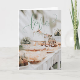 Belo Cartão de Saudação de Casamento/Aniversário