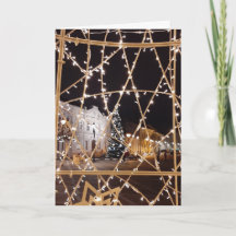 Belo cartão de vazio de Natal