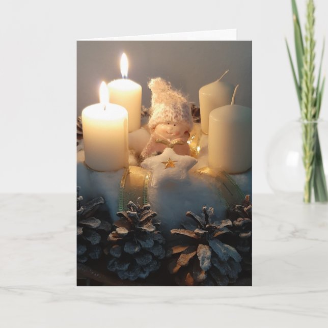 Belo cartão de vazio de Natal (Frente)