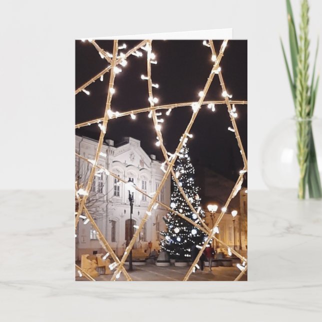 Belo cartão de vazio de Natal (Frente)