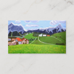 Belo cartão de visita da Noruega