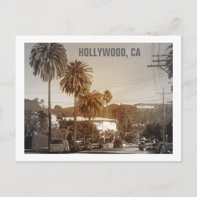 Belo cartão postal de Hollywood! (Frente)