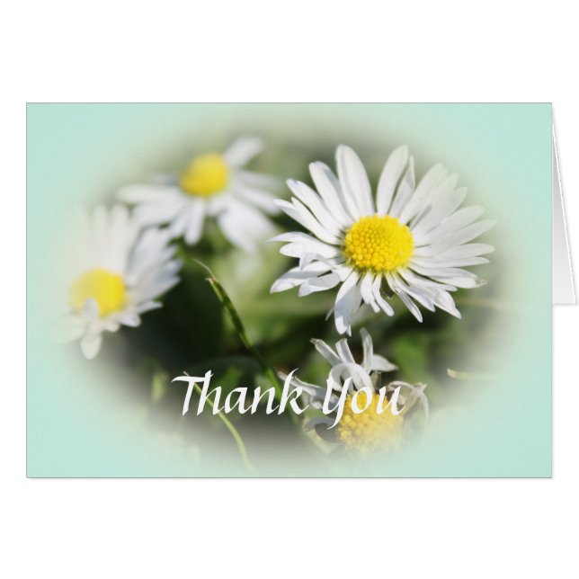 belo cartões de agradecimentos floral. (Frente Horizontal)