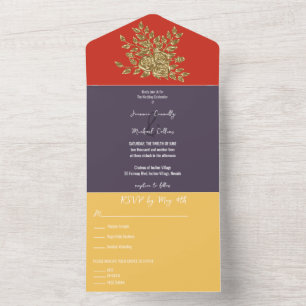 Belo Casamento Dourado e Casamento Rosa
